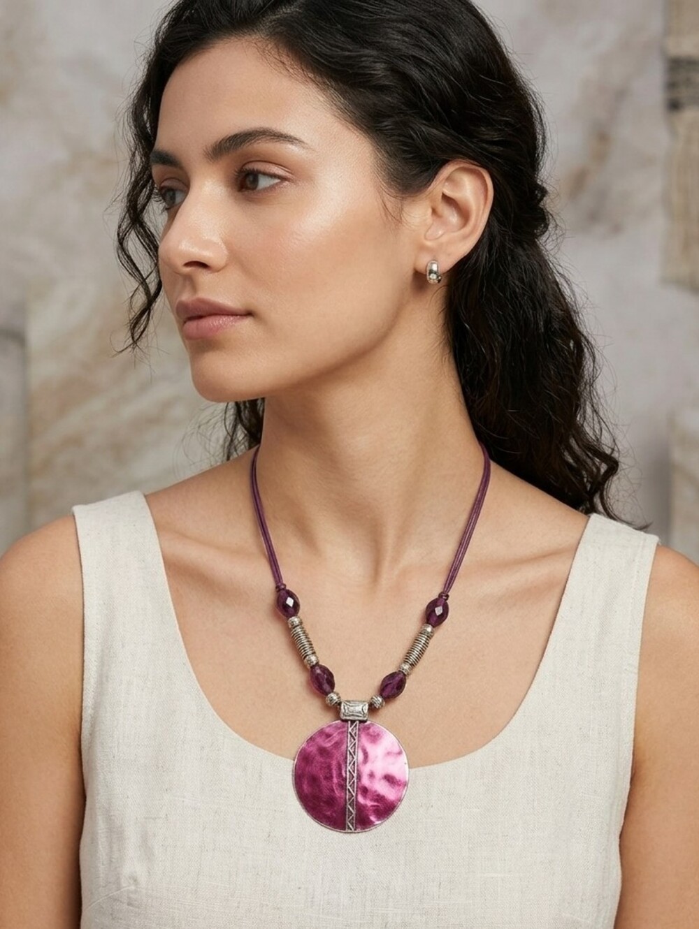💜Purple necklace 💜
